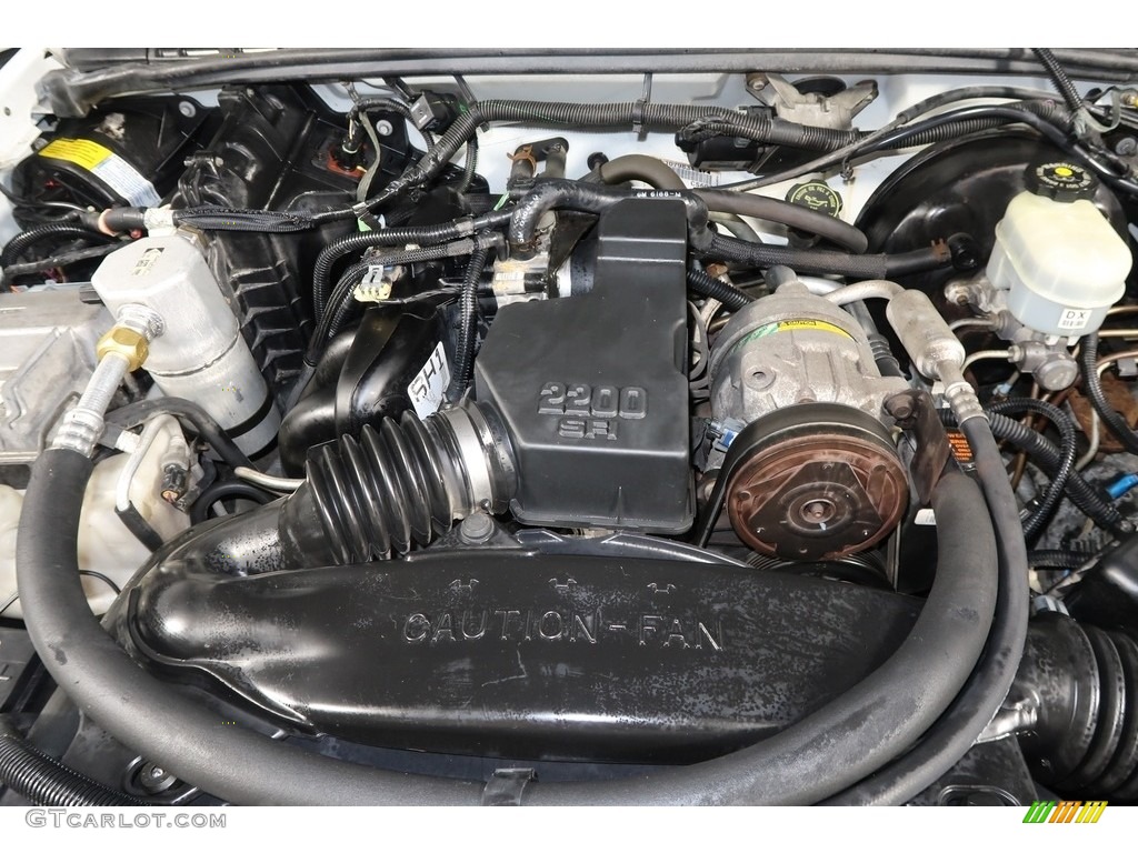 2001 S10 LS Regular Cab - Summit White / Graphite photo #21