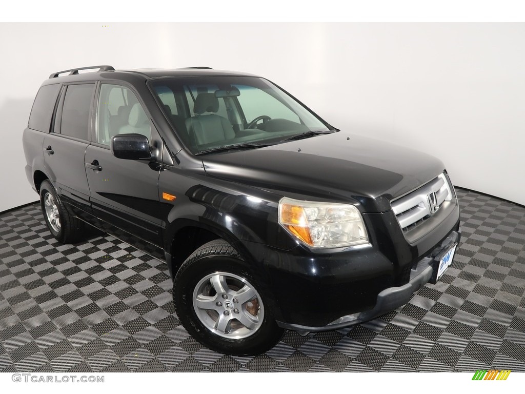 2008 Pilot Special Edition 4WD - Formal Black / Gray photo #6