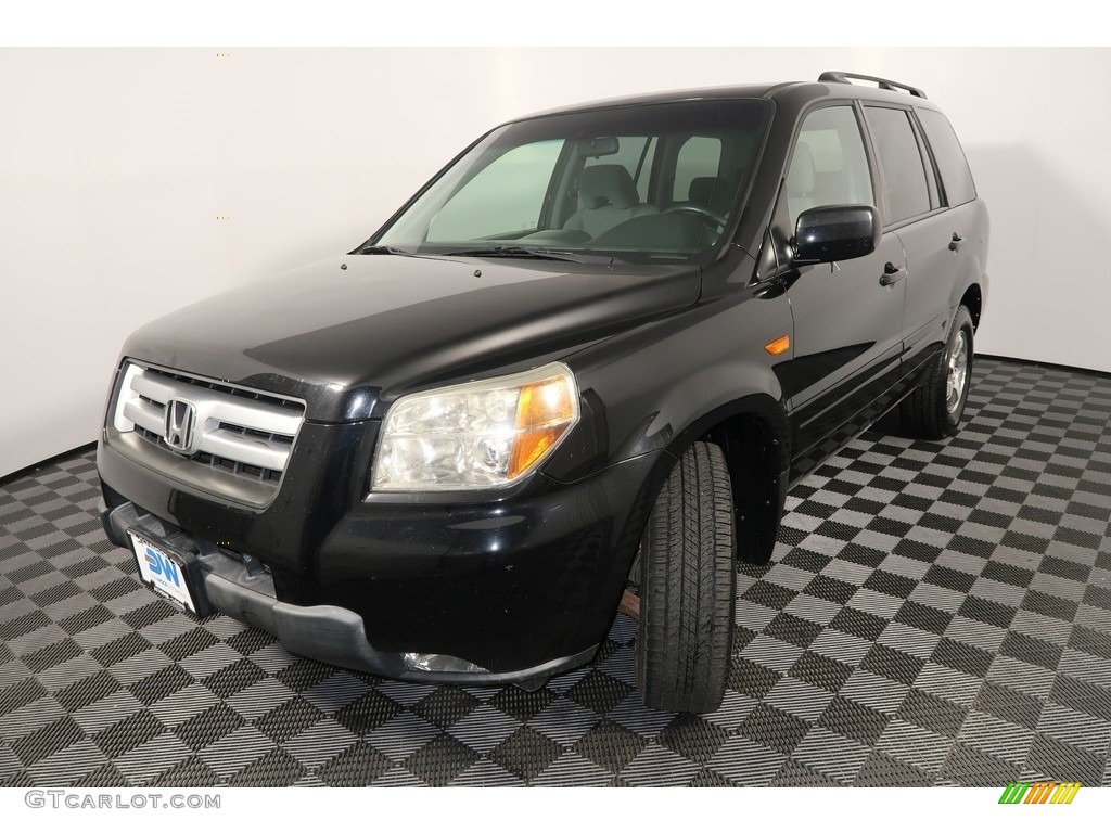 2008 Pilot Special Edition 4WD - Formal Black / Gray photo #10