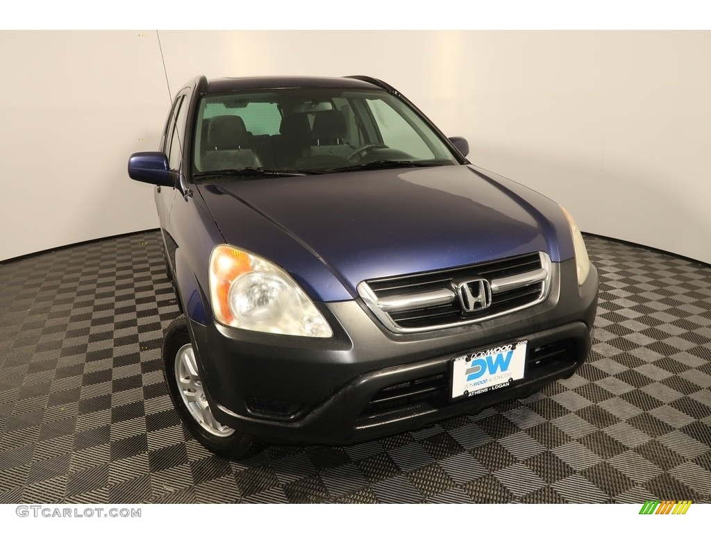 2003 CR-V EX 4WD - Eternal Blue Pearl / Black photo #4