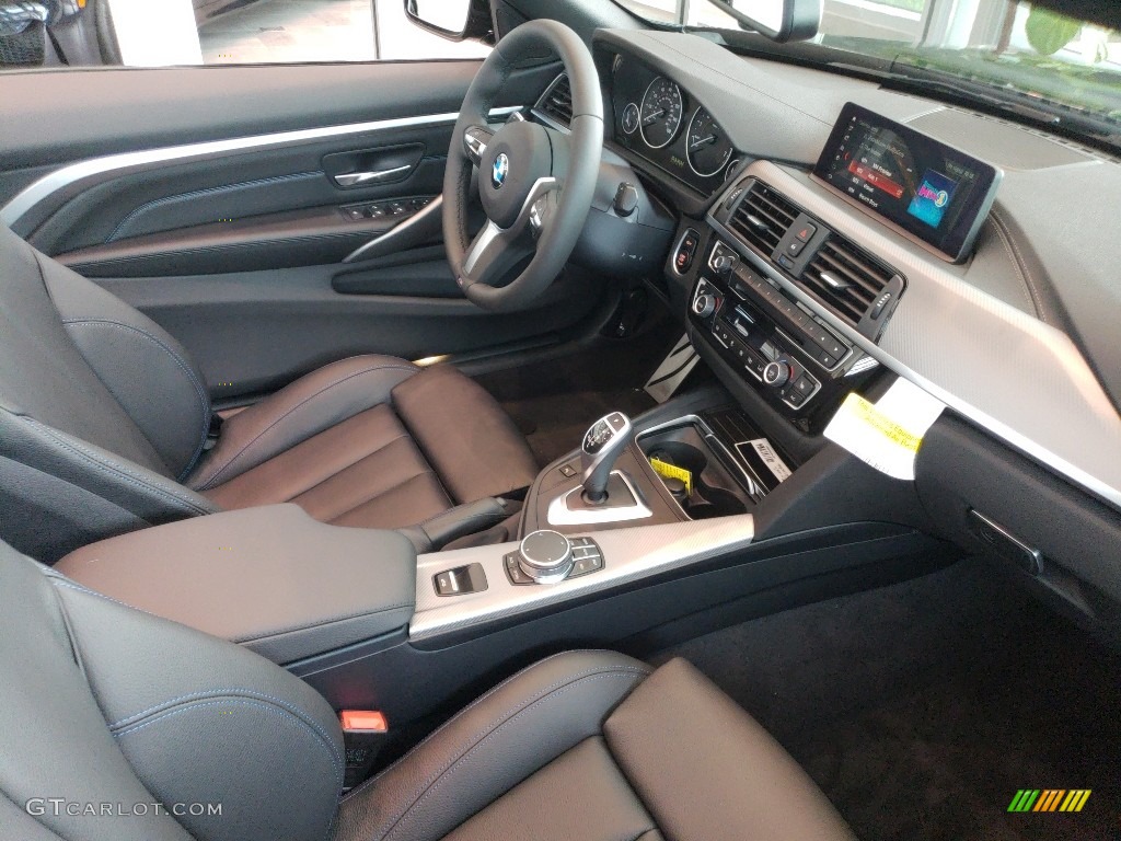 Black Interior 2019 BMW 4 Series 430i xDrive Convertible Photo #127913599