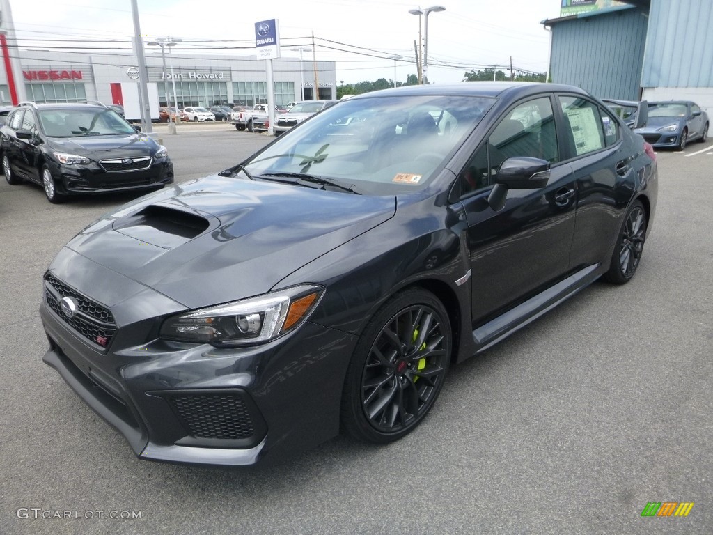 Dark Gray Metallic 2018 Subaru WRX STI Exterior Photo #127915120