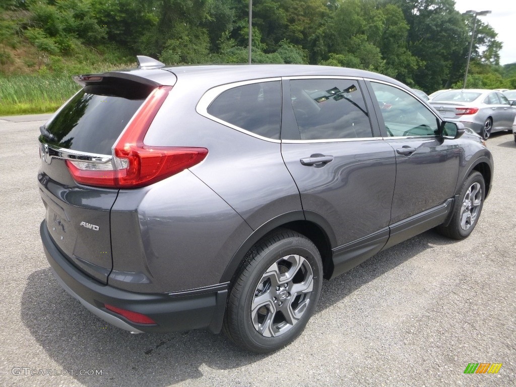 2018 CR-V EX AWD - Gunmetal Metallic / Gray photo #4
