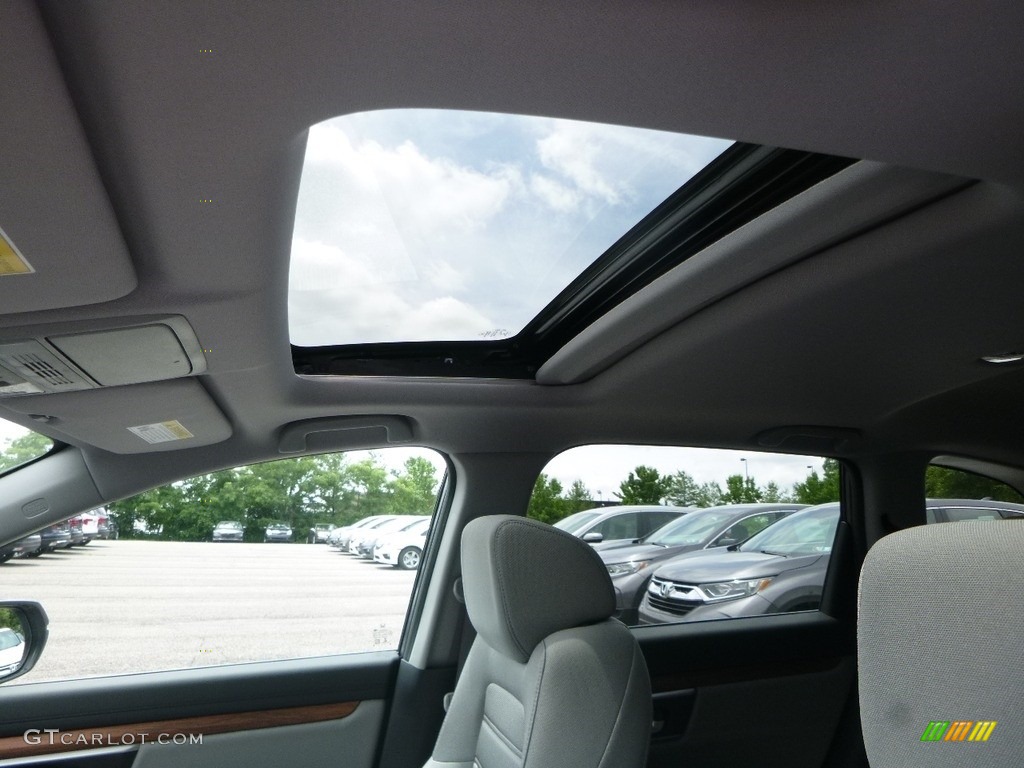 2018 CR-V EX AWD - Gunmetal Metallic / Gray photo #13