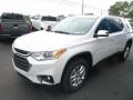 Pearl White 2019 Chevrolet Traverse LT AWD Exterior