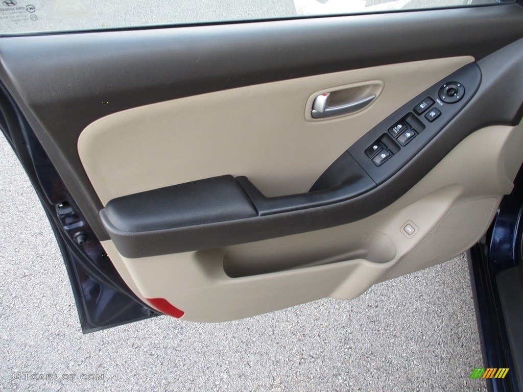 2009 Elantra GLS Sedan - Regatta Blue / Beige photo #10