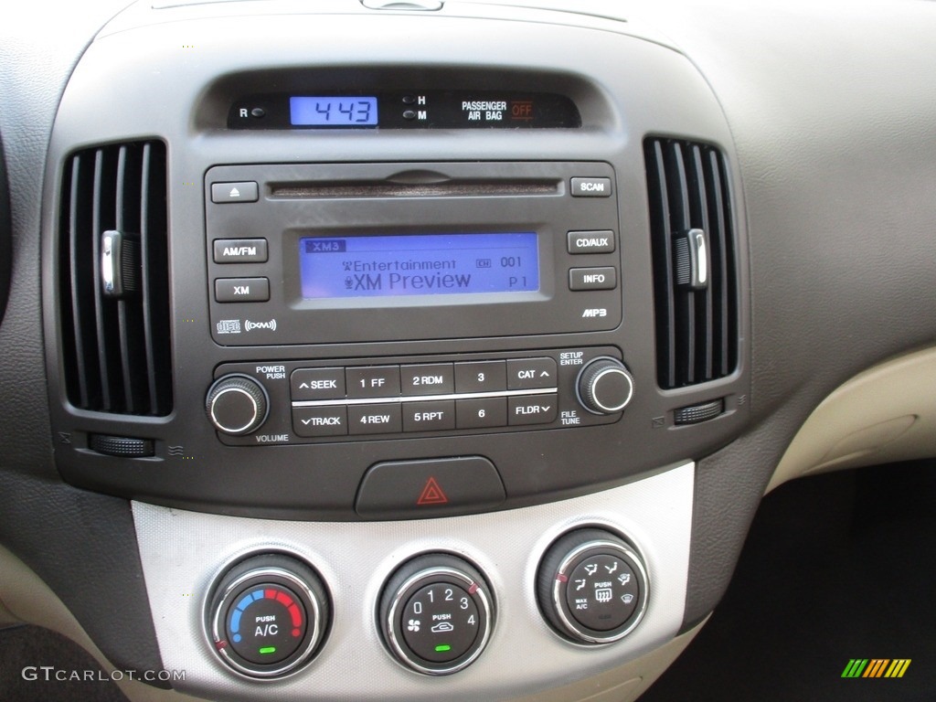 2009 Elantra GLS Sedan - Regatta Blue / Beige photo #15