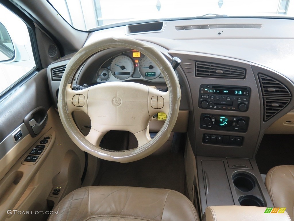 2003 Rendezvous CXL AWD - Olympic White / Medium Oak photo #12