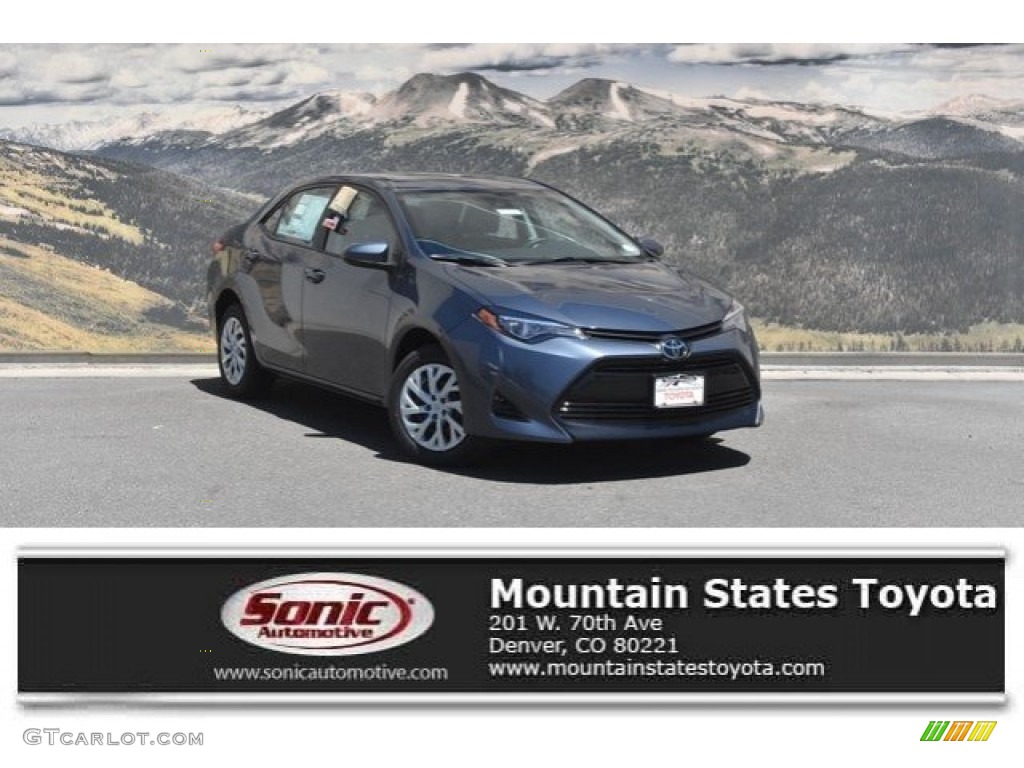 2019 Corolla LE - Slate Metallic / Ash/Dark Gray photo #1