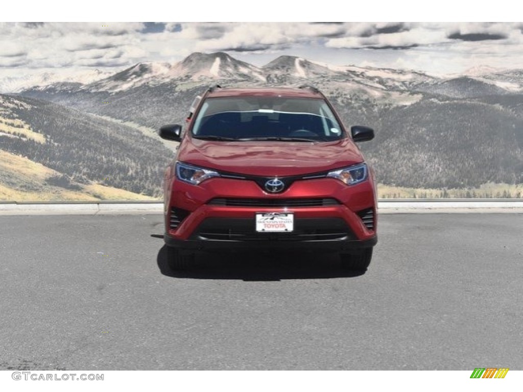 2018 RAV4 LE - Ruby Flare Pearl / Black photo #2