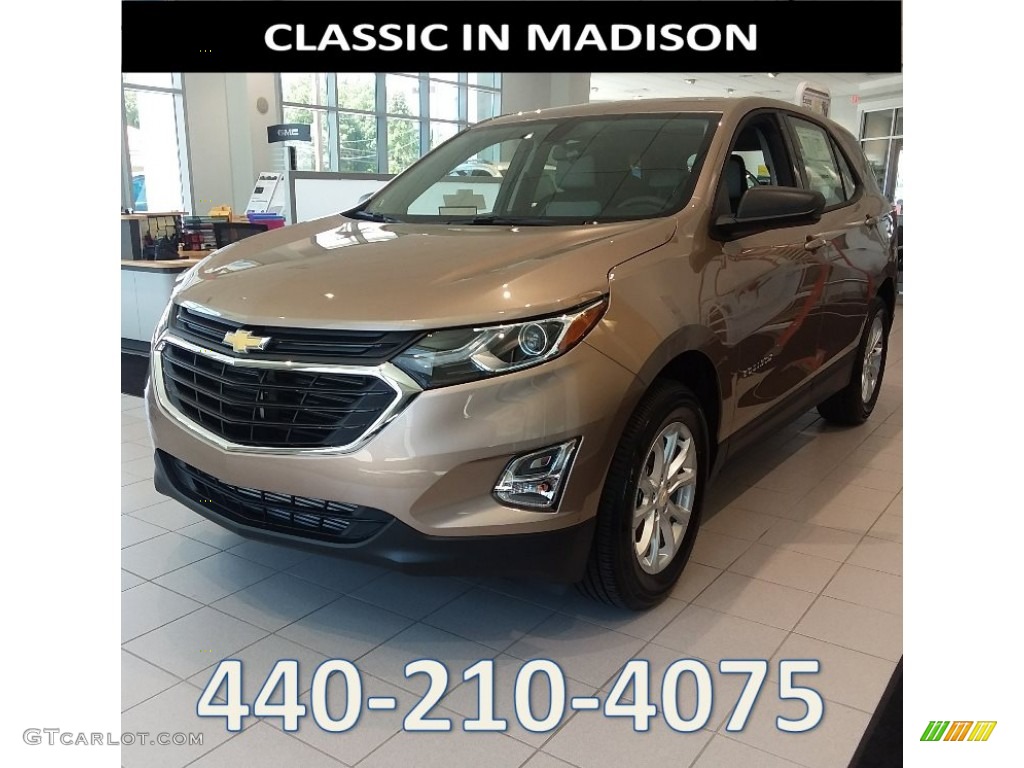 2019 Equinox LS AWD - Sandy Ridge Metallic / Medium Ash Gray photo #1