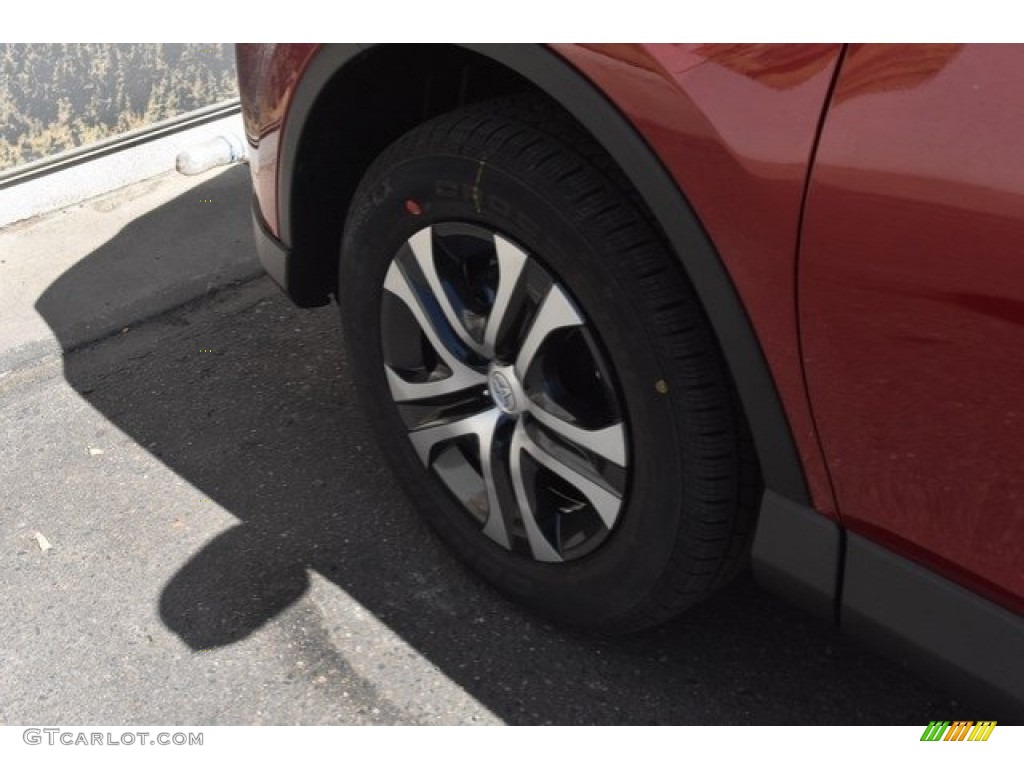 2018 RAV4 LE - Ruby Flare Pearl / Black photo #32