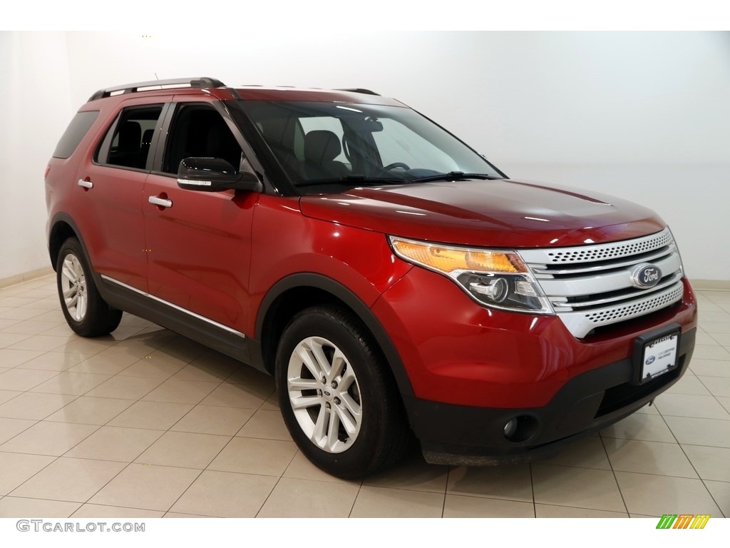 2015 Explorer XLT 4WD - Ruby Red / Charcoal Black photo #1