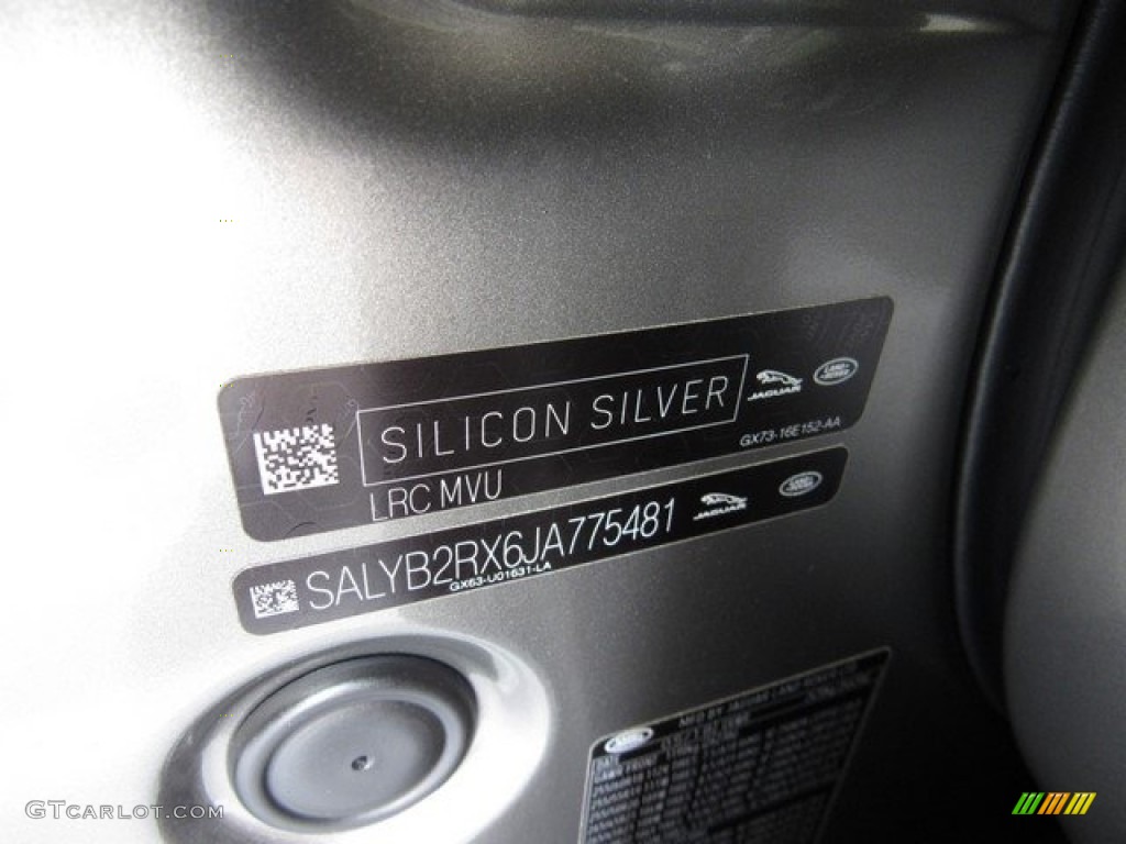 2018 Range Rover Velar S - Silicon Silver Metallic / Ebony photo #39