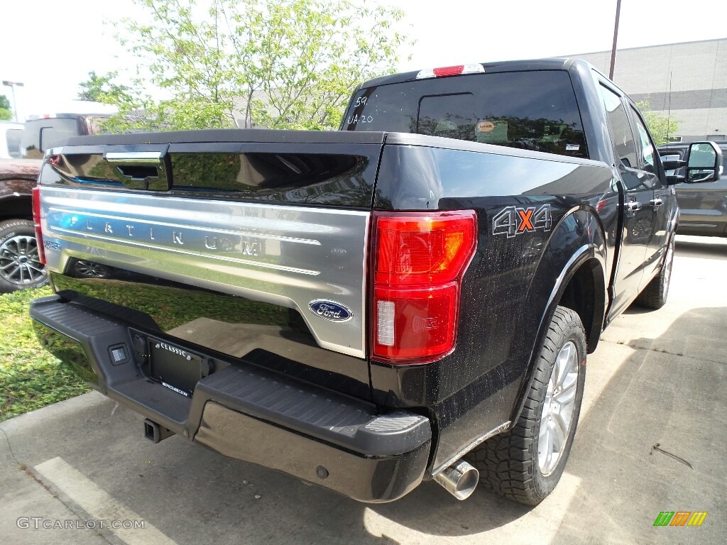 2018 F150 Platinum SuperCrew 4x4 - Shadow Black / Black photo #3