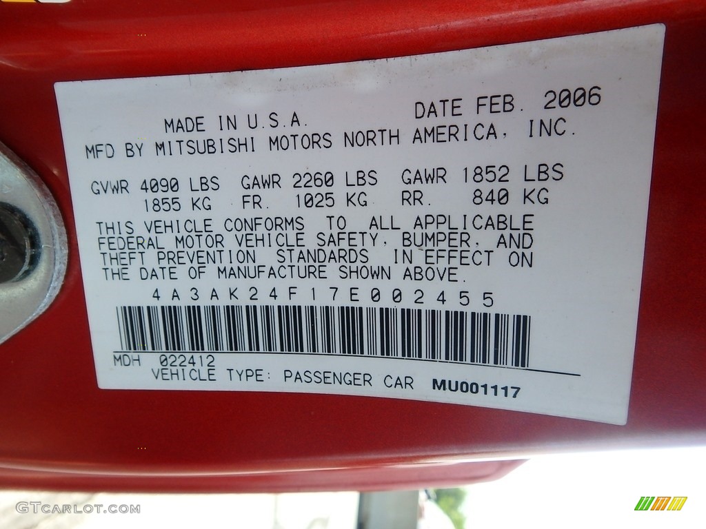 2007 Eclipse GS Coupe - Sunset Pearlescent / Dark Charcoal photo #29