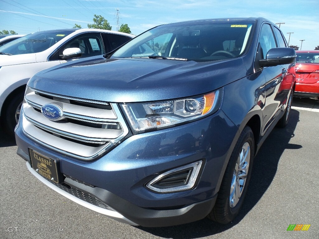 2018 Edge SEL AWD - Blue / Ebony photo #1