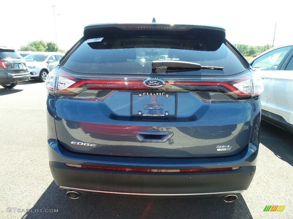 2018 Edge SEL AWD - Blue / Ebony photo #4