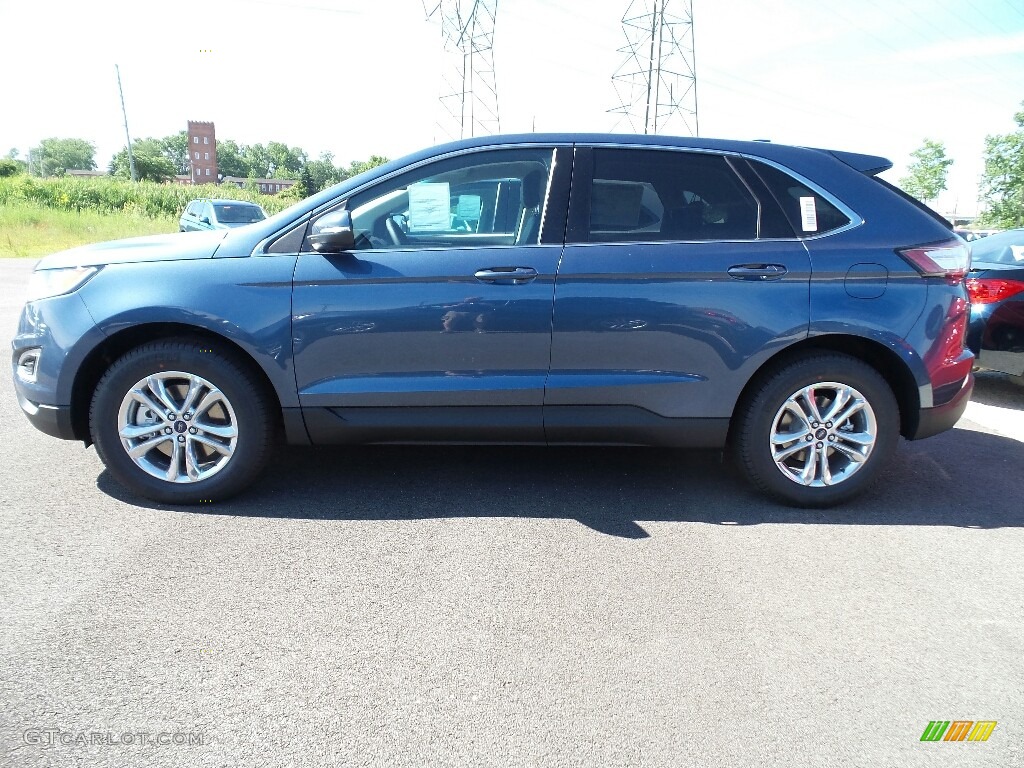 2018 Edge SEL AWD - Blue / Ebony photo #7