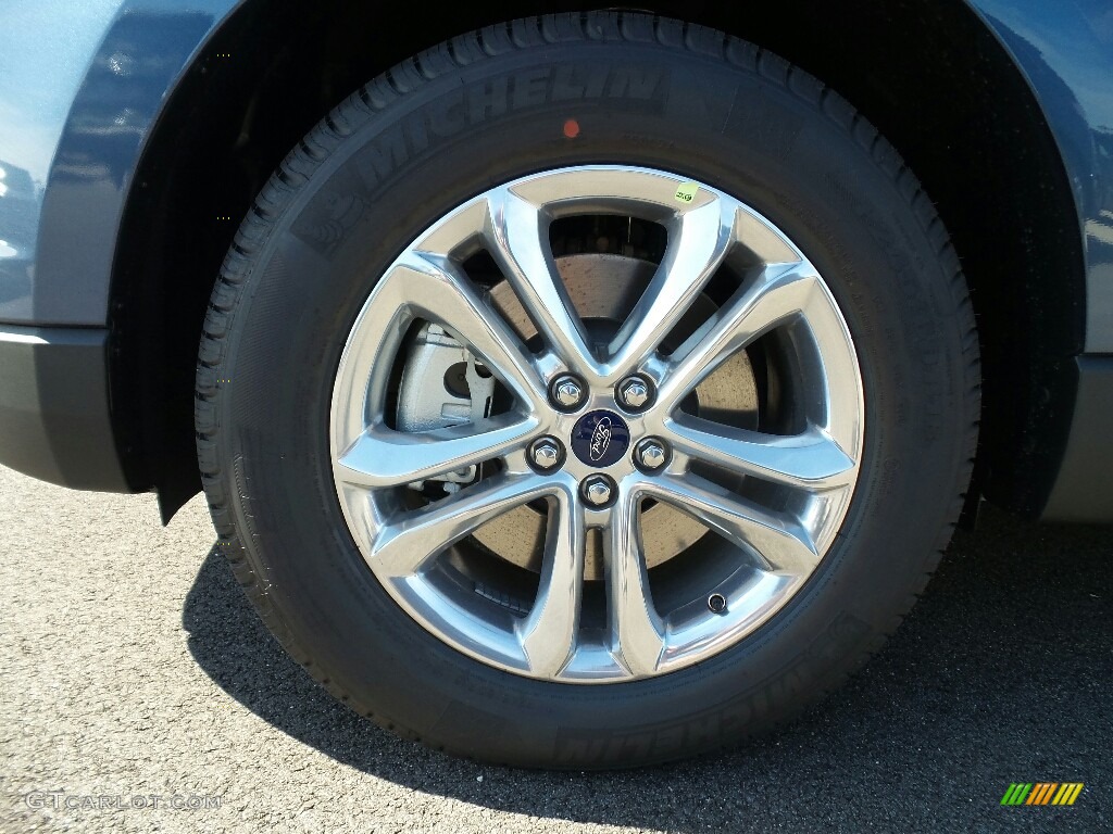 2018 Edge SEL AWD - Blue / Ebony photo #8