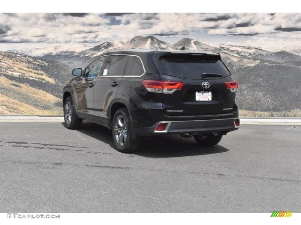 2018 Highlander Limited AWD - Midnight Black Metallic / Saddle Tan photo #3