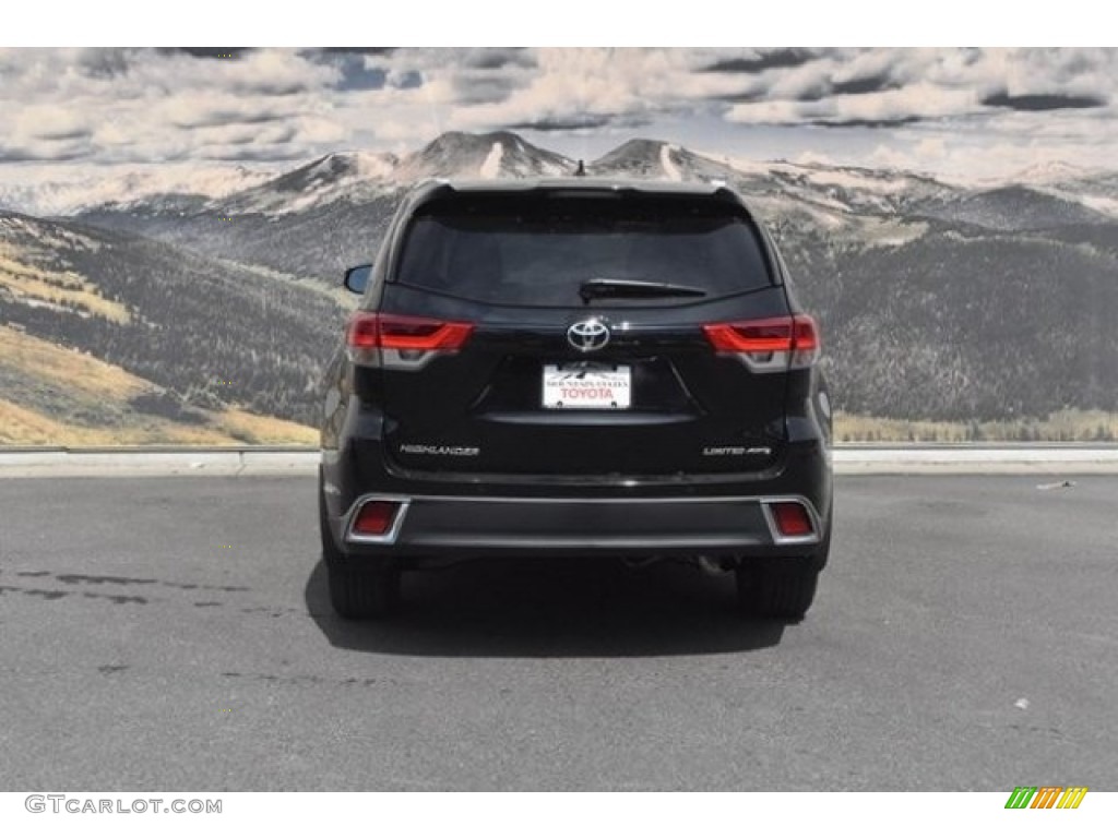 2018 Highlander Limited AWD - Midnight Black Metallic / Saddle Tan photo #4