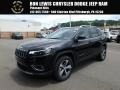 2019 Diamond Black Crystal Pearl Jeep Cherokee Limited 4x4  photo #1