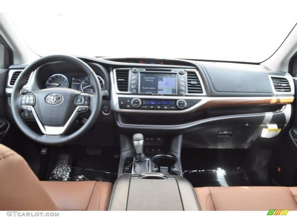 2018 Highlander Limited AWD - Midnight Black Metallic / Saddle Tan photo #8