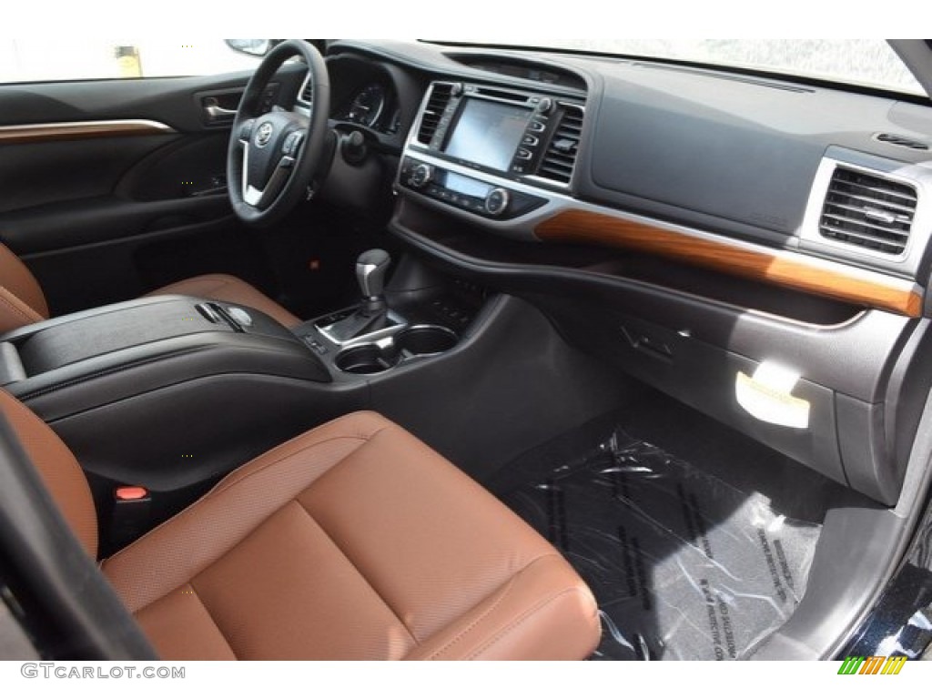 2018 Highlander Limited AWD - Midnight Black Metallic / Saddle Tan photo #11