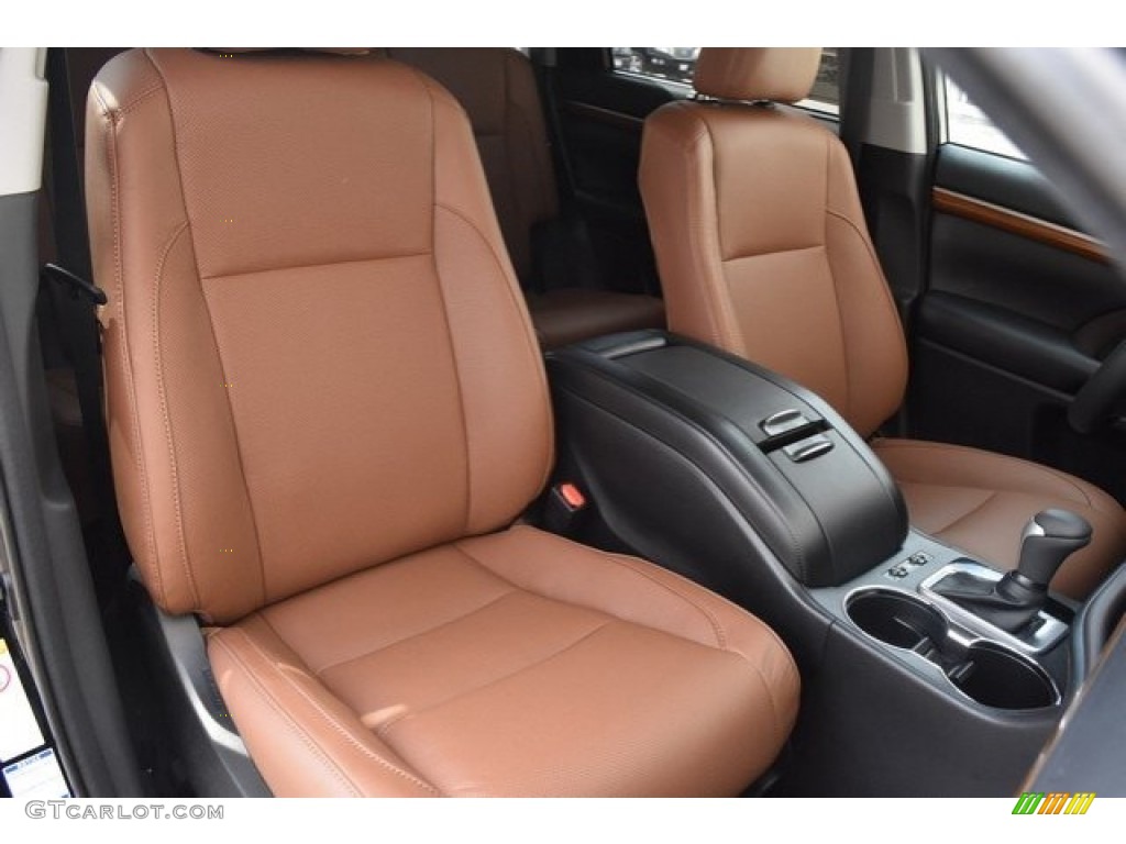 2018 Highlander Limited AWD - Midnight Black Metallic / Saddle Tan photo #13