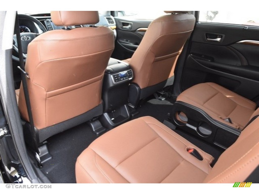 2018 Highlander Limited AWD - Midnight Black Metallic / Saddle Tan photo #14