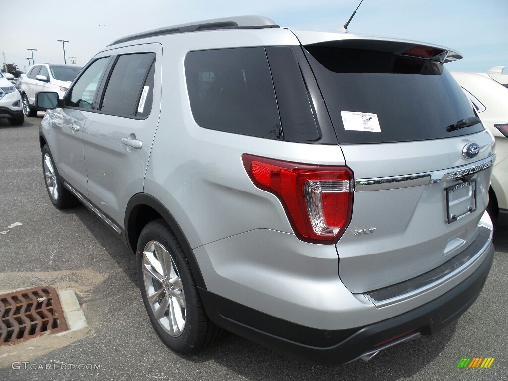 2018 Explorer XLT 4WD - Ingot Silver / Ebony Black photo #3