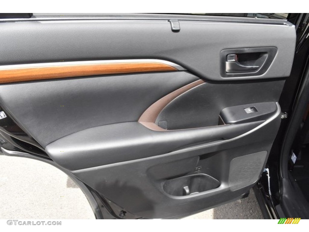 2018 Highlander Limited AWD - Midnight Black Metallic / Saddle Tan photo #24