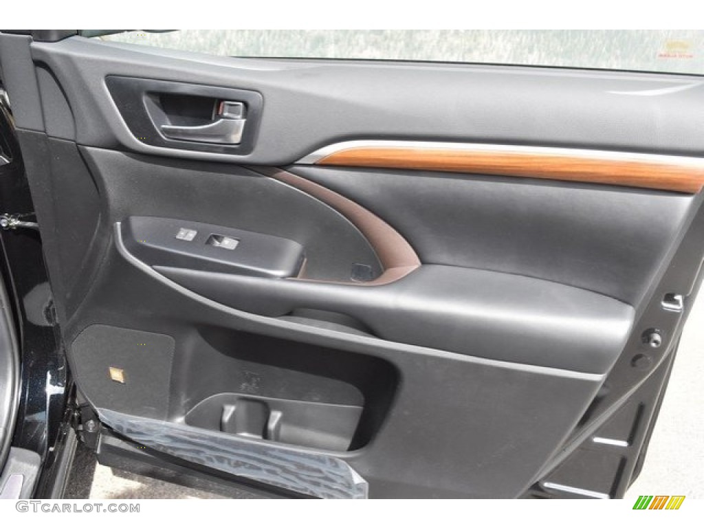 2018 Highlander Limited AWD - Midnight Black Metallic / Saddle Tan photo #25