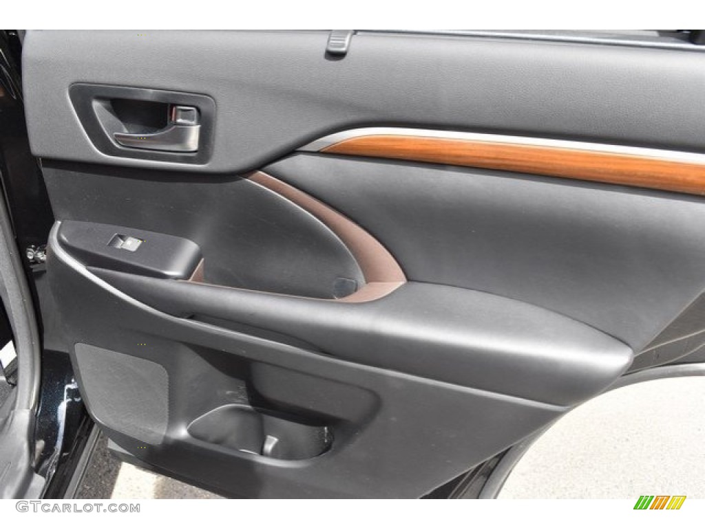 2018 Highlander Limited AWD - Midnight Black Metallic / Saddle Tan photo #26