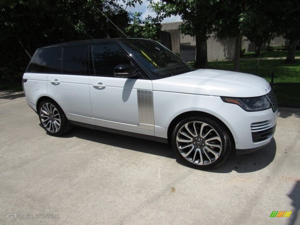 2018 Range Rover Supercharged - Yulong White Metallic / Ebony photo #1