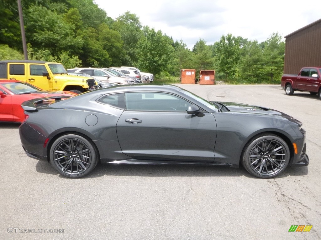 Nightfall Gray Metallic 2018 Chevrolet Camaro ZL1 Coupe Exterior Photo #127928608