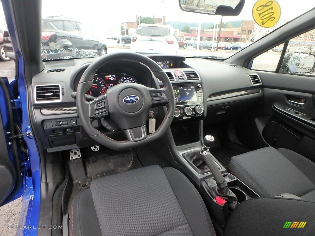 Carbon Black Interior 2018 Subaru WRX Premium Photo #127928761