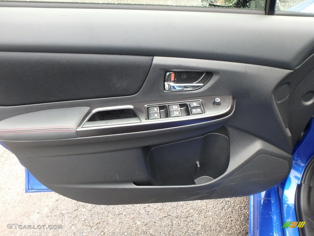 2018 Subaru WRX Premium Carbon Black Door Panel Photo #127928788
