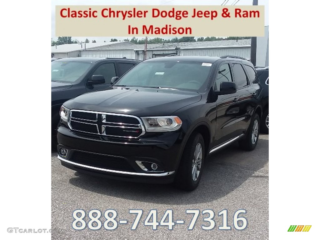 2018 Durango SXT AWD - DB Black Crystal / Black photo #1