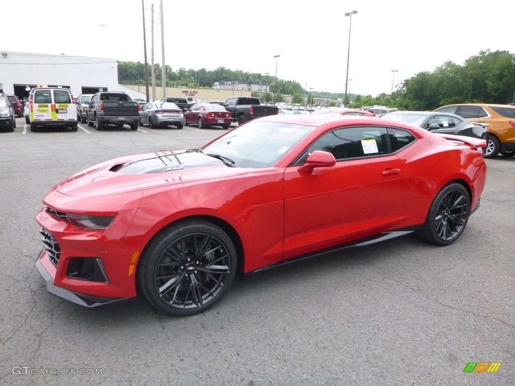 2018 Camaro ZL1 Coupe - Red Hot / Jet Black photo #2