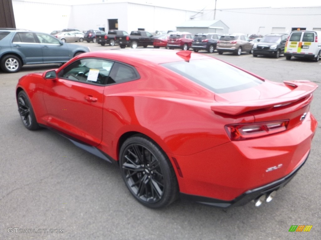 2018 Camaro ZL1 Coupe - Red Hot / Jet Black photo #4
