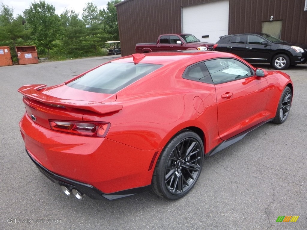 2018 Camaro ZL1 Coupe - Red Hot / Jet Black photo #6