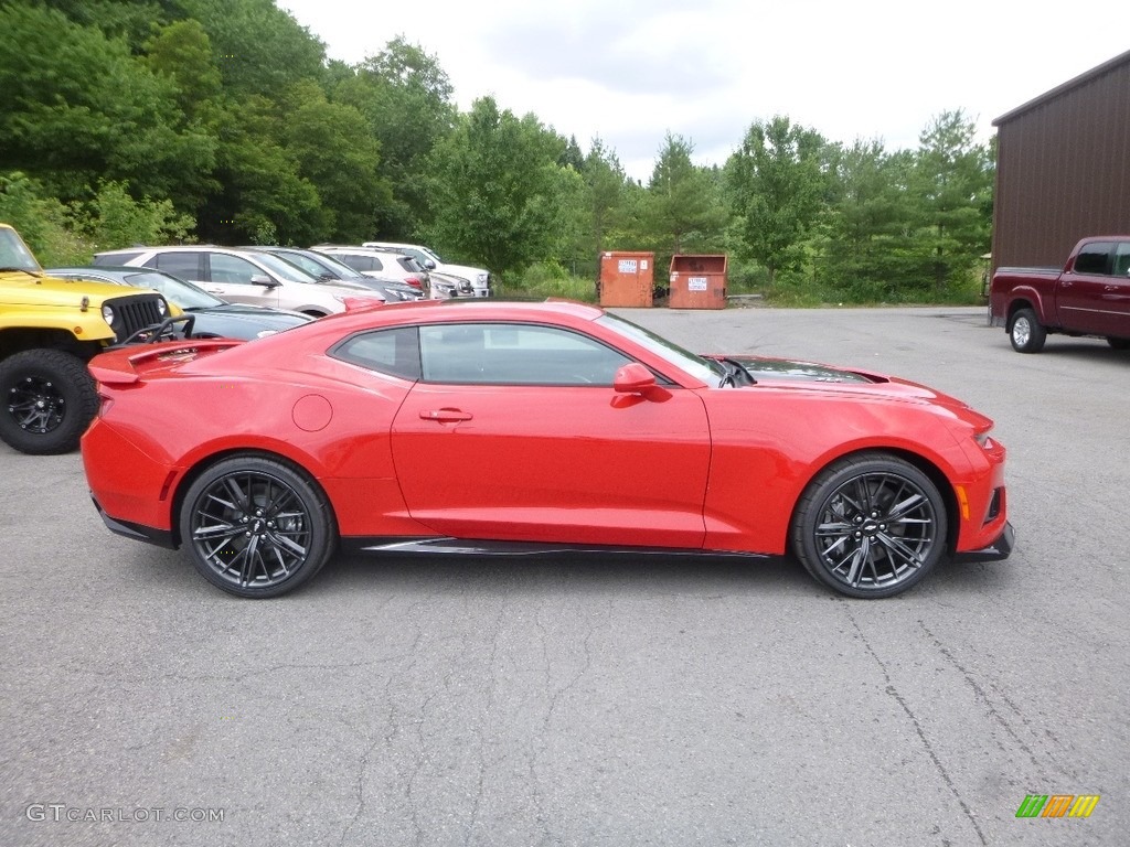 Red Hot 2018 Chevrolet Camaro ZL1 Coupe Exterior Photo #127929178
