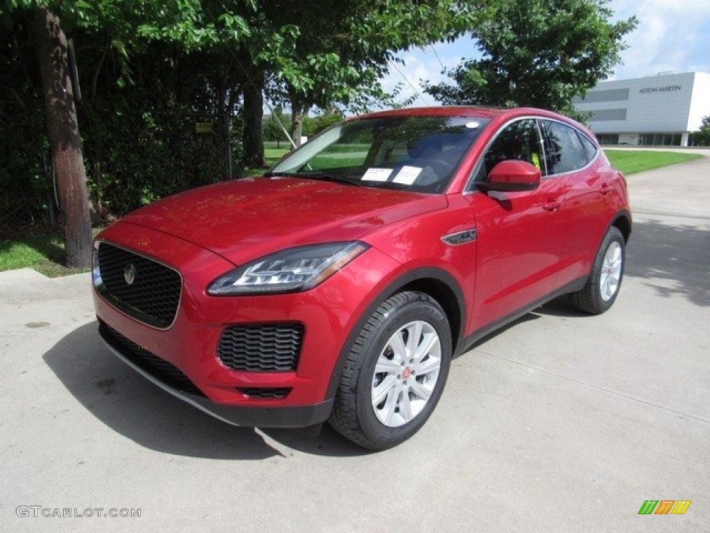 2018 E-PACE S - Firenze Red Metallic / Ebony/Ebony photo #10