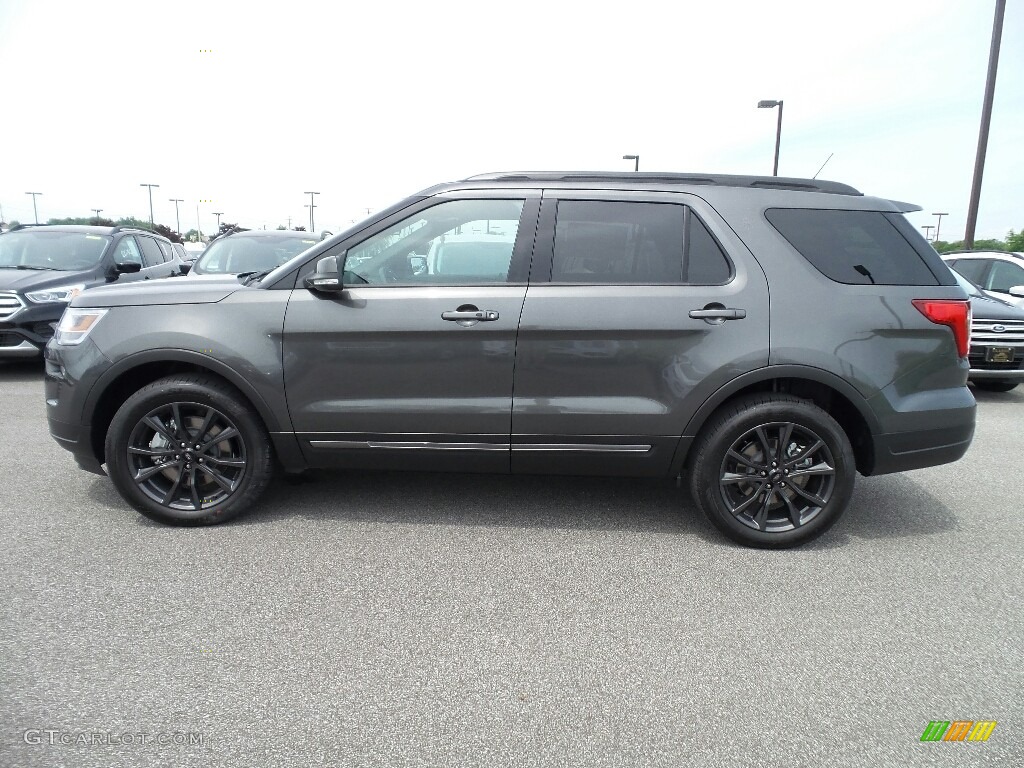 2018 Explorer XLT 4WD - Magnetic Metallic / Ebony Black photo #4