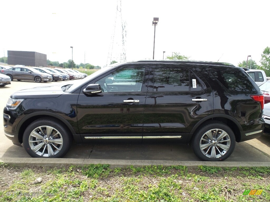 2018 Explorer Limited 4WD - Shadow Black / Ebony Black photo #6