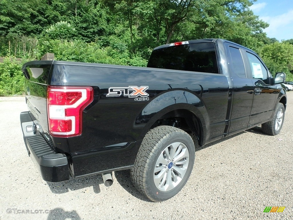 2018 F150 STX SuperCab 4x4 - Shadow Black / Black photo #3