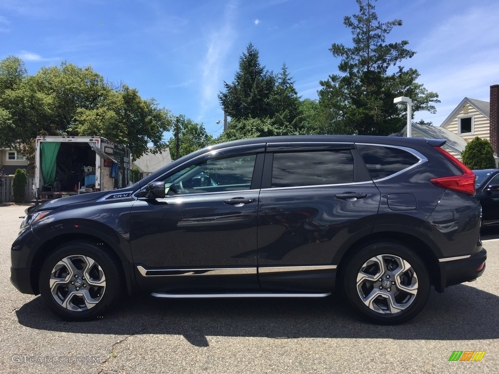 2017 CR-V EX-L AWD - Gunmetal Metallic / Gray photo #6