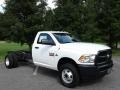 2018 Bright White Ram 3500 Tradesman Regular Cab 4x4 Chassis  photo #4